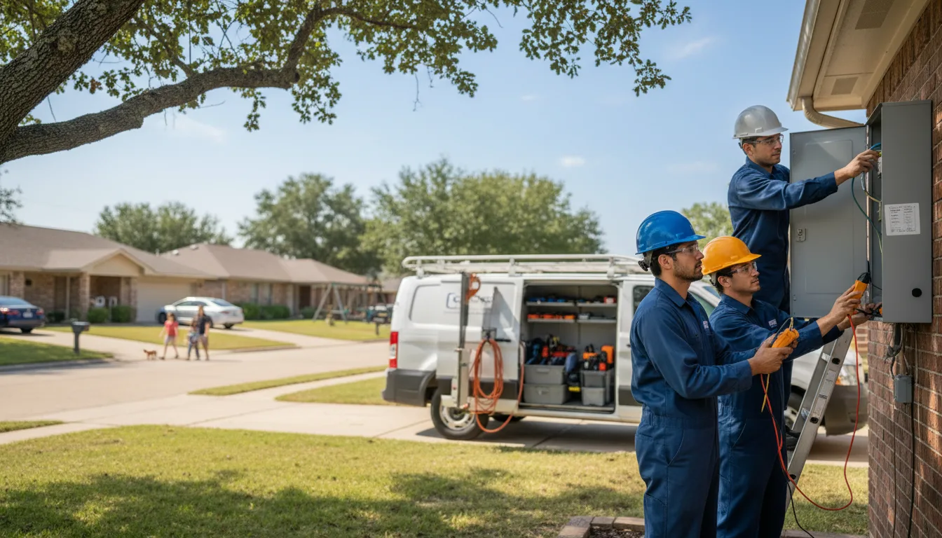 Certified electrician providing emergency electrical services in Moscow, IA